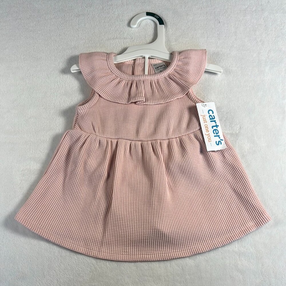 Carter’s Pink Baby Dress w Bloomers 0–3M NWT